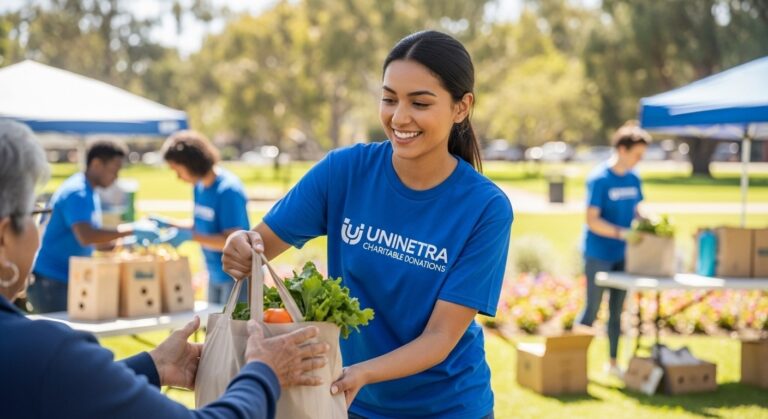 uninetra Charitable donations a Human Services volunteer