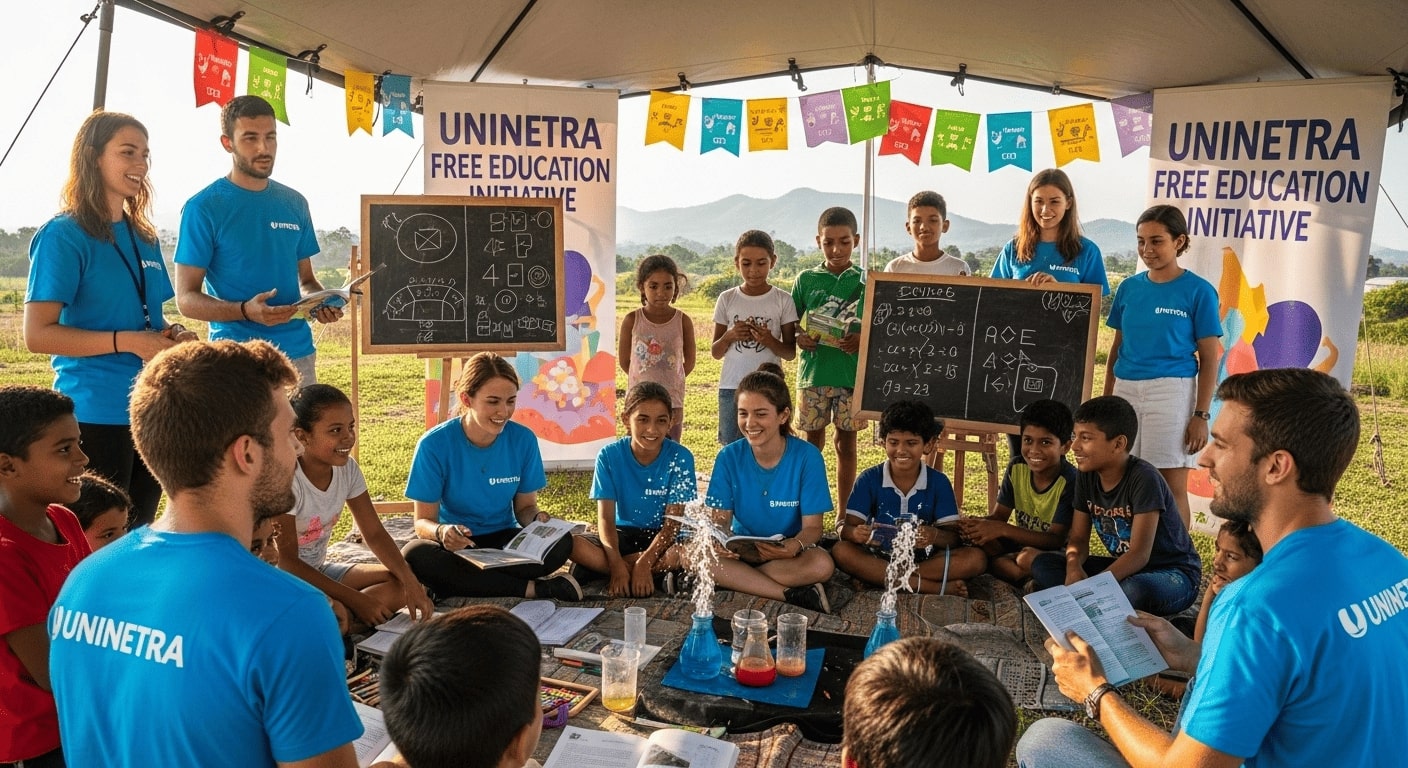 uninetra volunteers Free Education Initiative